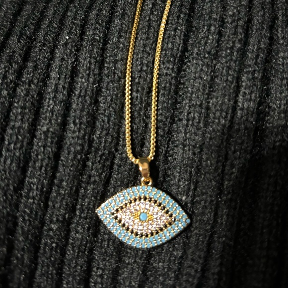 Nordstrom Jewelry - Gorgeous Evil Eye Necklace 18k gold plated